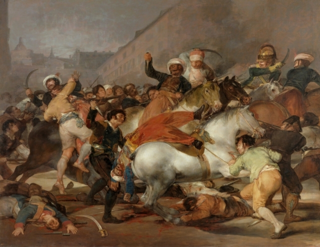 Goya 2 de Mayo en Madrid o la lucha con los mamelucos